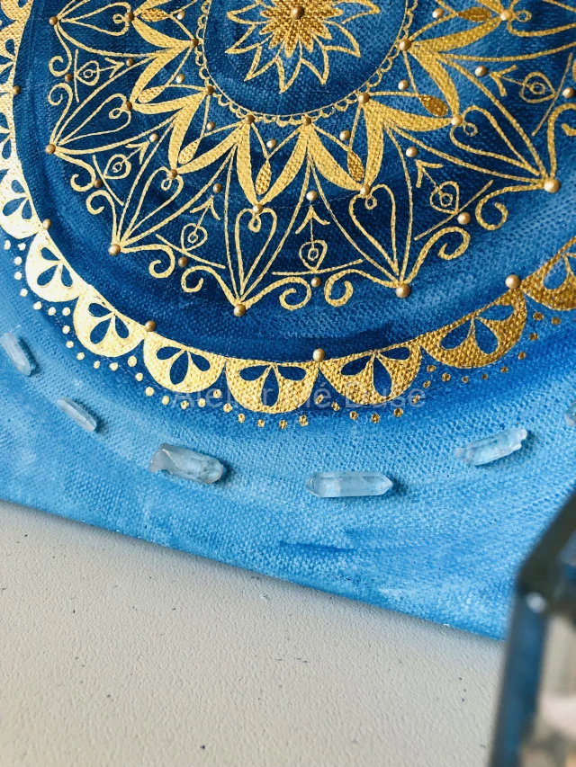 Mandala na plátně