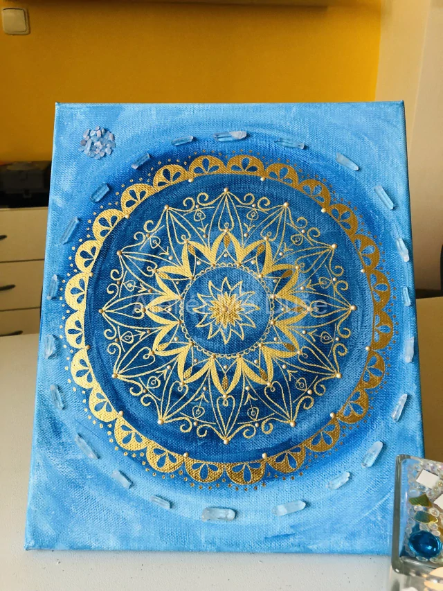 Mandala na plátně